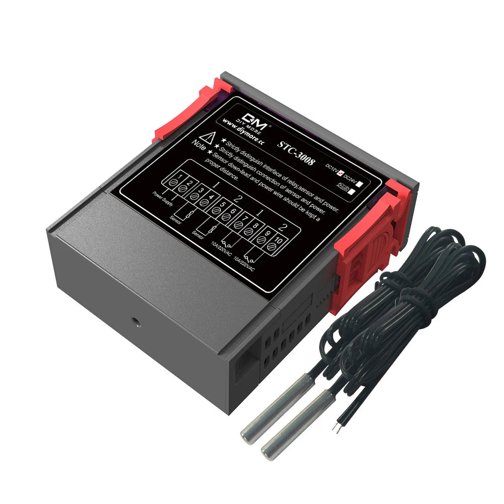 STC Digital Temperature Controller Thermostat – Models 3000, 3008, 3018, 3028 | 12V/24V/110V/220V