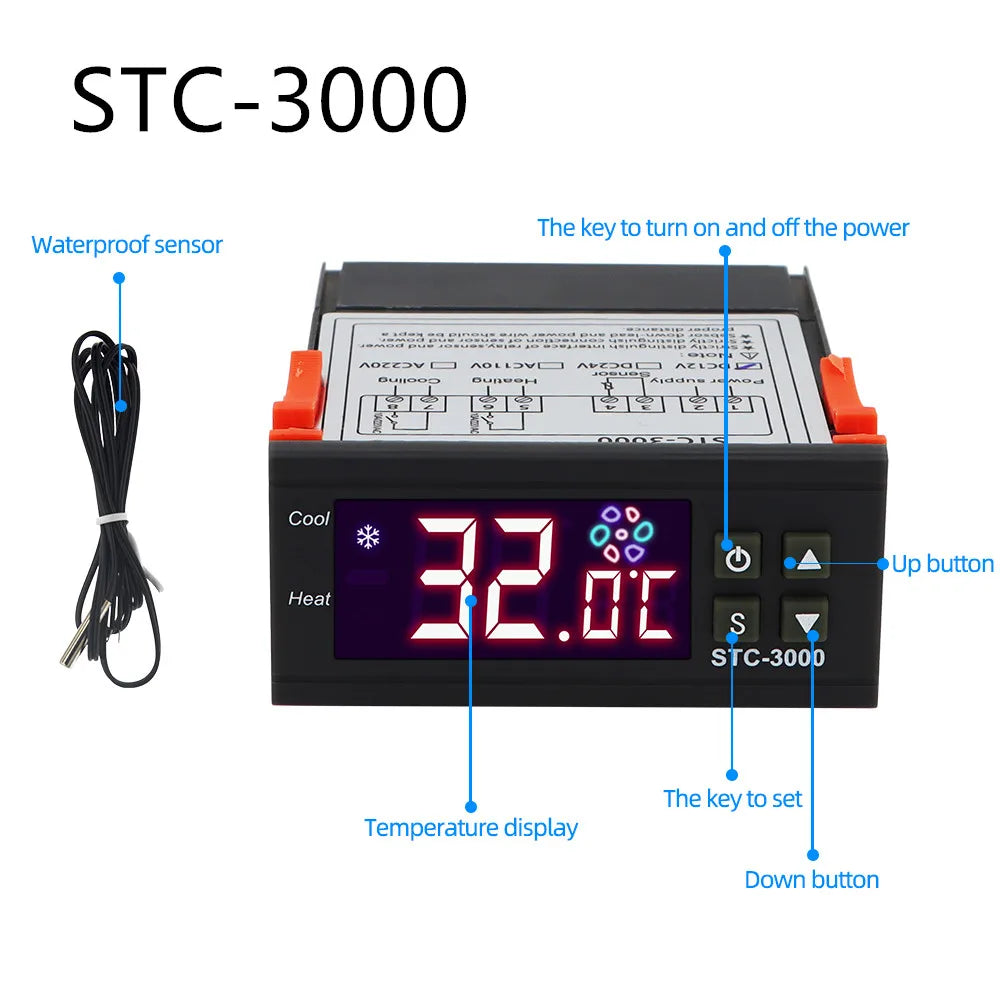 STC Digital Temperature Controllers – STC-1000, 3000, 3008, 3028, 8080A+, 9100