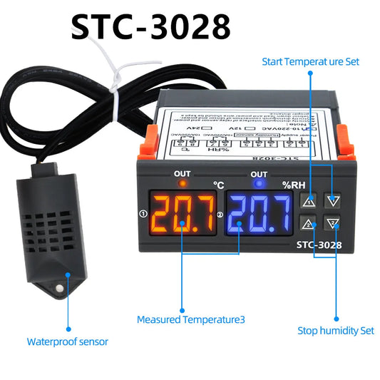 STC Digital Temperature Controllers – STC-1000, 3000, 3008, 3028, 8080A+, 9100
