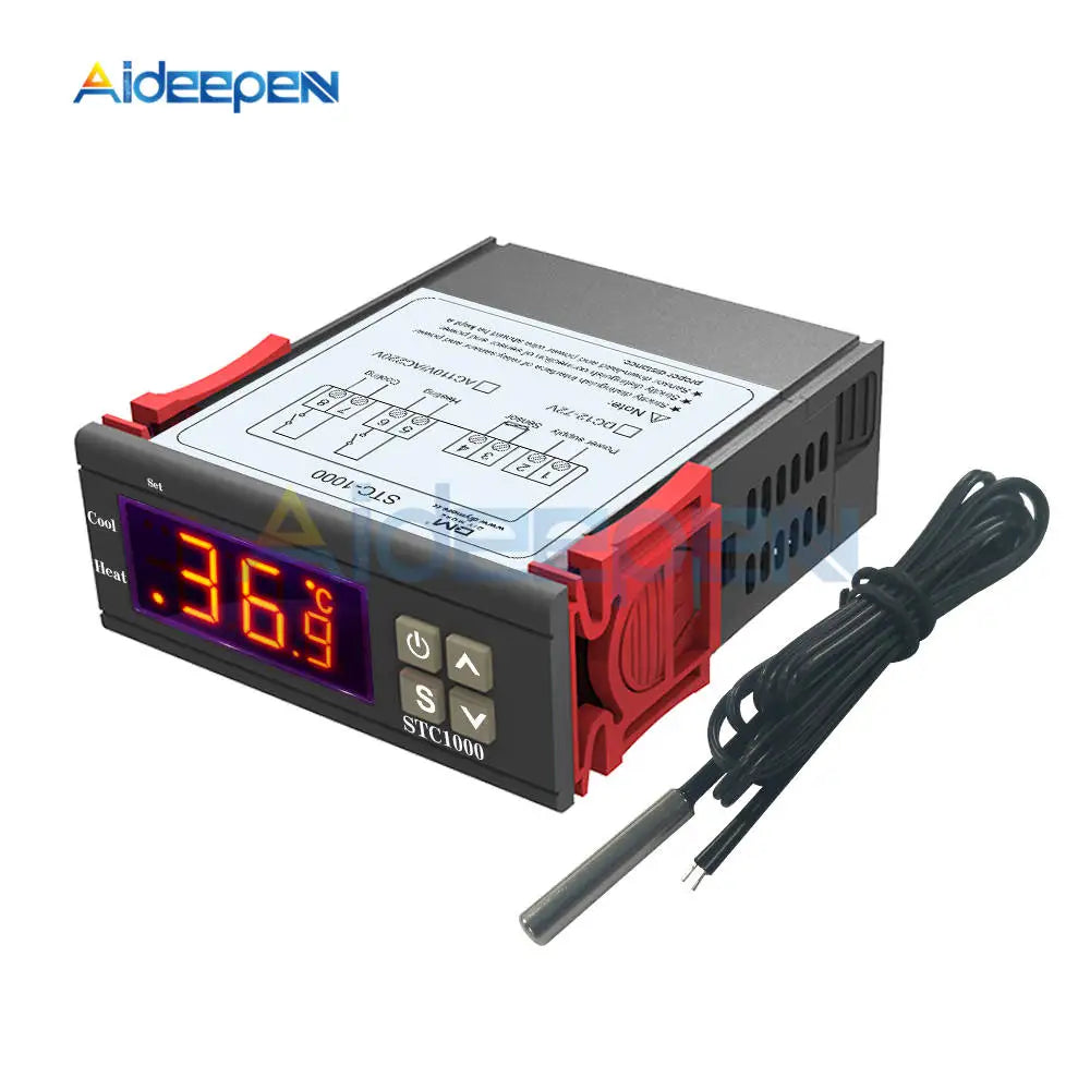 STC-3000 Digital Temperature Controller Thermostat With NTC Sensor 12V-220V