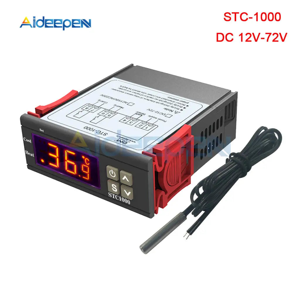 STC-3000 Digital Temperature Controller Thermostat With NTC Sensor 12V-220V