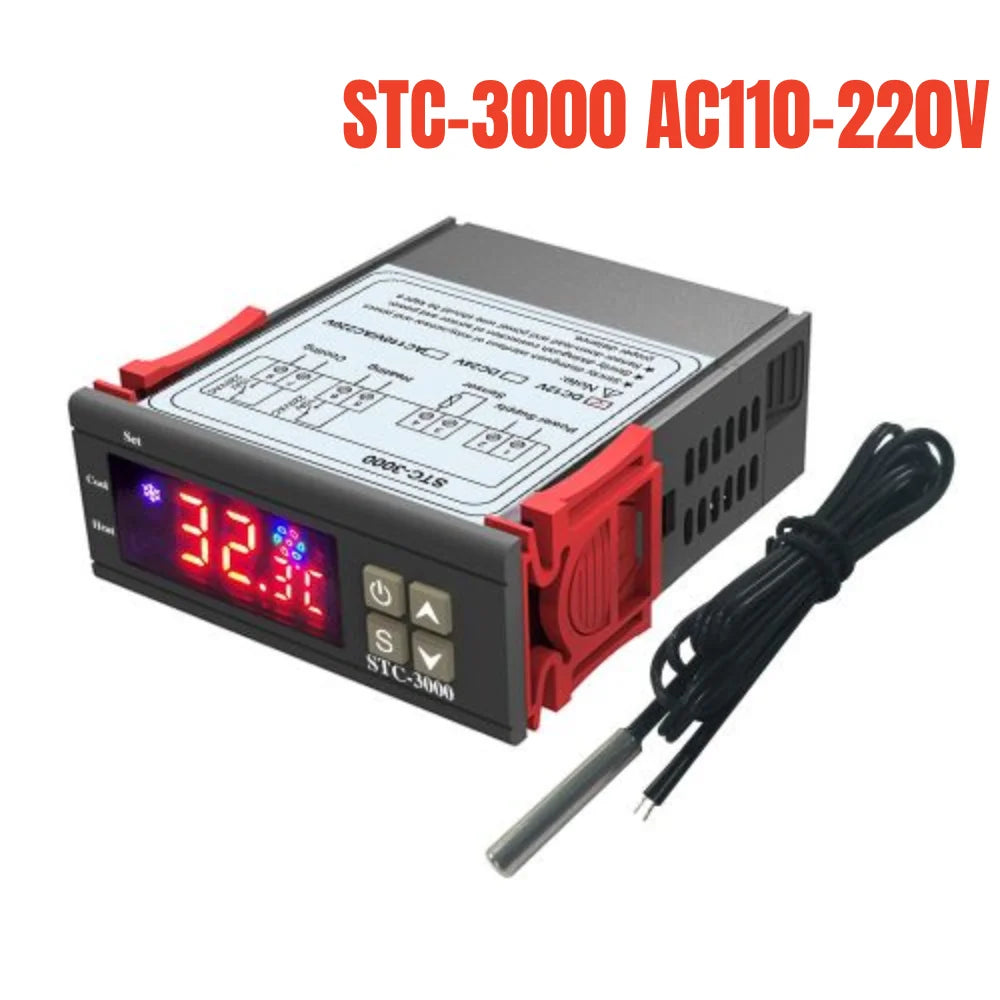 STC Digital Temperature Controller Thermostat – Models 3000, 3008, 3018, 3028 | 12V/24V/110V/220V
