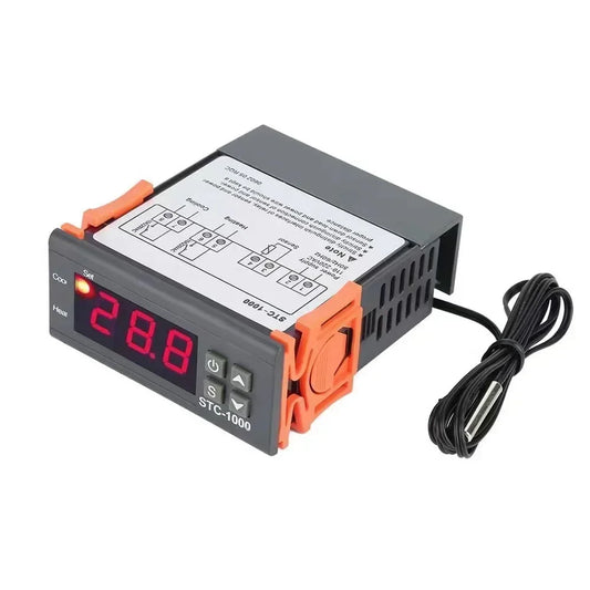 STC-1000 LED Digital Thermostat – Heating & Cooling Temperature Controller 12V/24V/220V