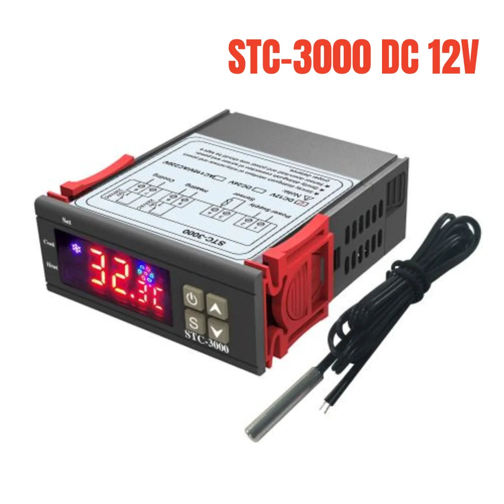 STC Digital Temperature Controller Thermostat – Models 3000, 3008, 3018, 3028 | 12V/24V/110V/220V