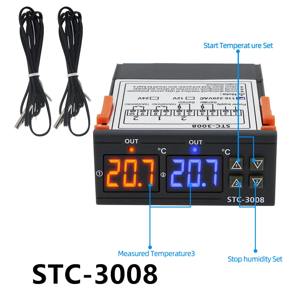 STC Digital Temperature Controllers – STC-1000, 3000, 3008, 3028, 8080A+, 9100
