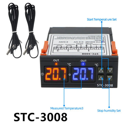 STC Digital Temperature Controllers – STC-1000, 3000, 3008, 3028, 8080A+, 9100