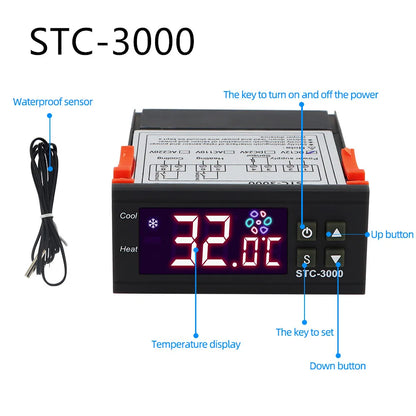 STC Digital Temperature Controllers – STC-1000, 3000, 3008, 3028, 8080A+, 9100