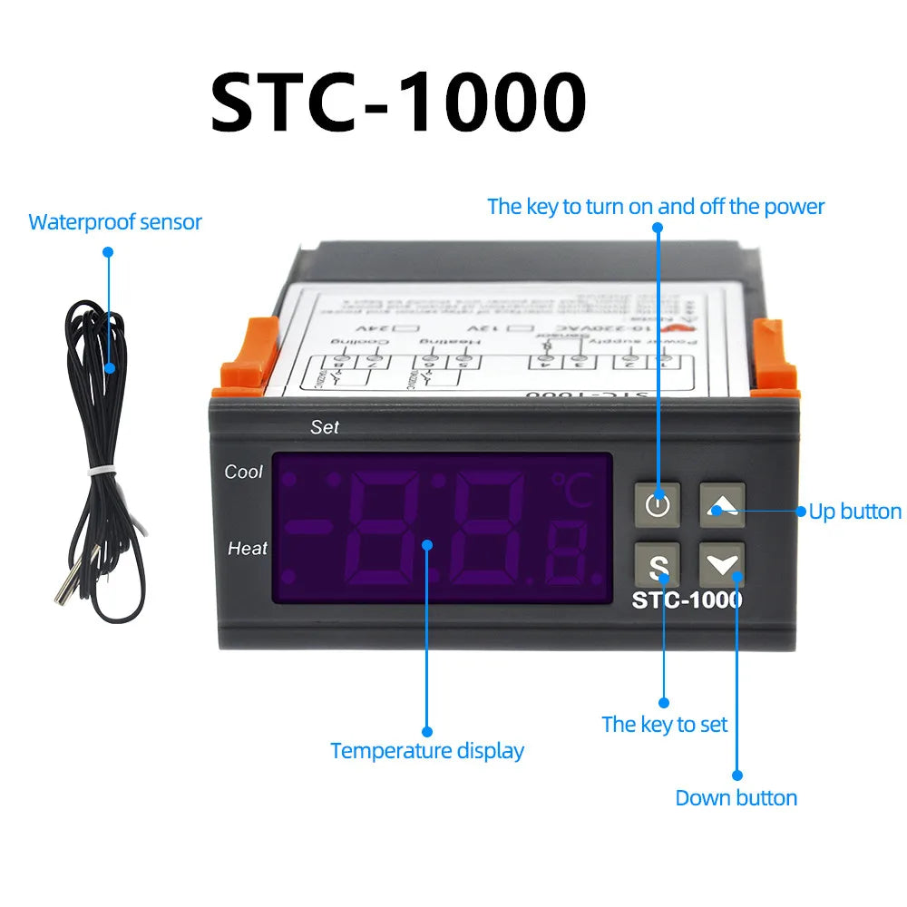 STC Digital Temperature Controllers – STC-1000, 3000, 3008, 3028, 8080A+, 9100
