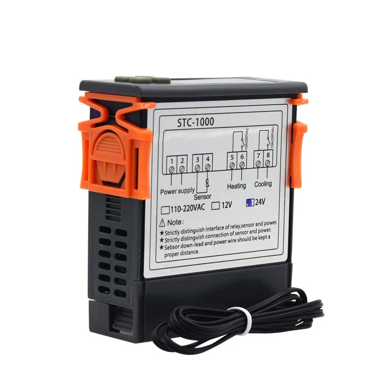 STC-1000 LED Digital Temperature Controller – 12V/24V/110-220V Thermostat