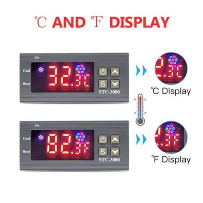STC-3000 LED Digital Temperature Controller Thermostat
