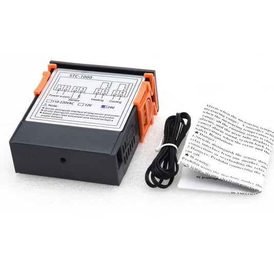 STC-1000 LED Digital Temperature Controller – 12V/24V/110-220V Thermostat
