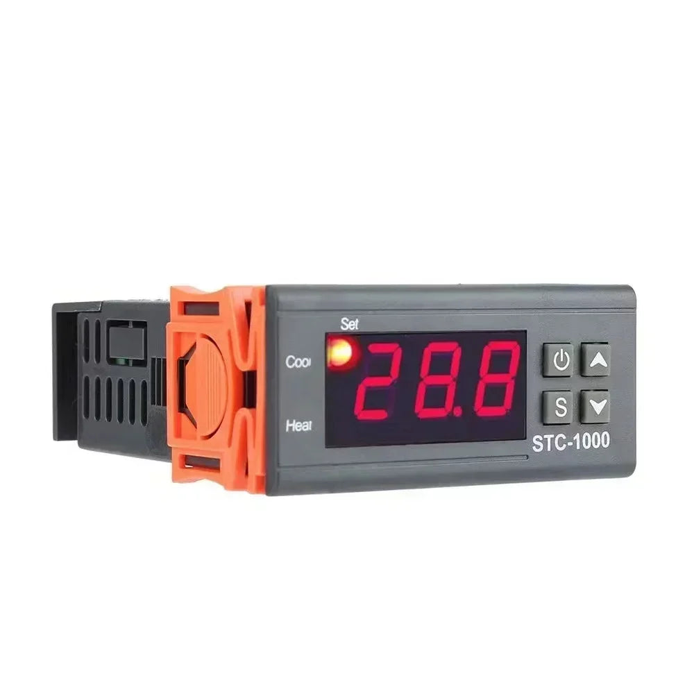 STC-1000 LED Digital Thermostat – Heating & Cooling Temperature Controller 12V/24V/220V