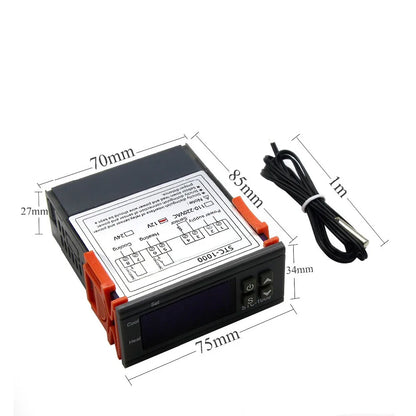 STC-1000 LED Digital Temperature Controller – 12V/24V/110-220V Thermostat