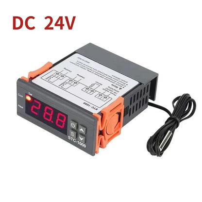 STC-1000 LED Digital Thermostat – Heating & Cooling Temperature Controller 12V/24V/220V