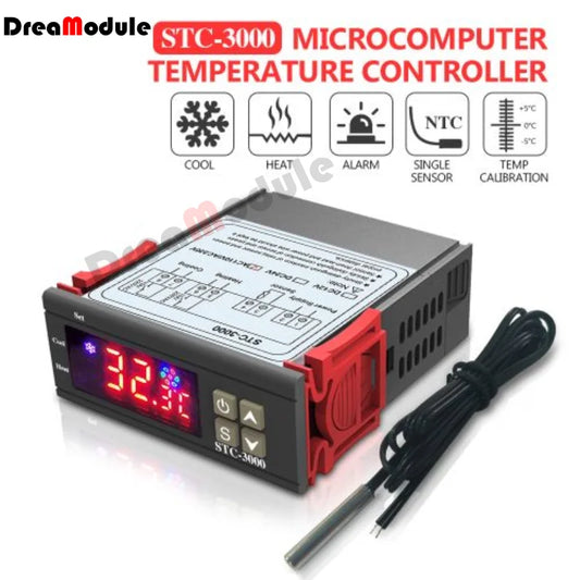 STC-3000 LED Digital Temperature Controller Thermostat