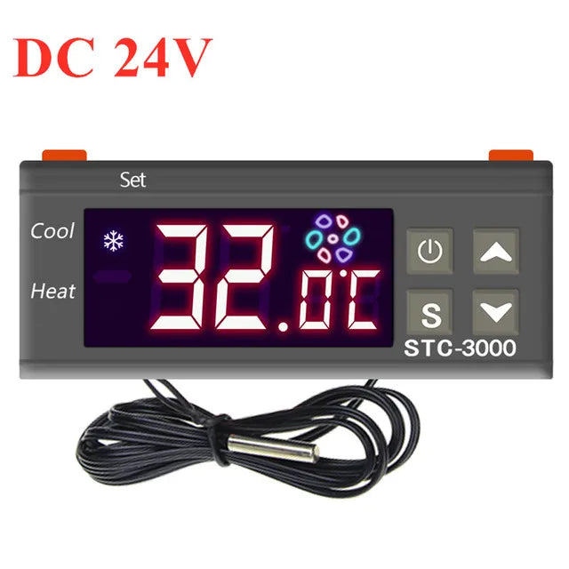 STC-3000 Digital Thermostat Thermoregulator 110V-220V With Sensor